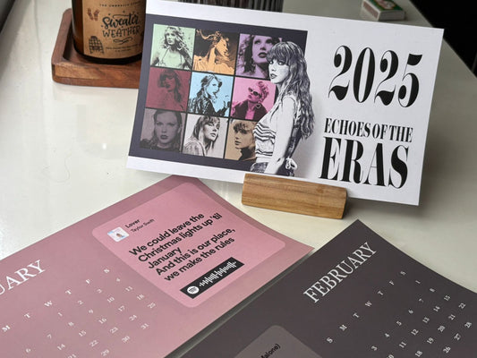 2025 Echoes of the Eras Desk calendar- Taylor swift Desk Calendar (Limited edition)