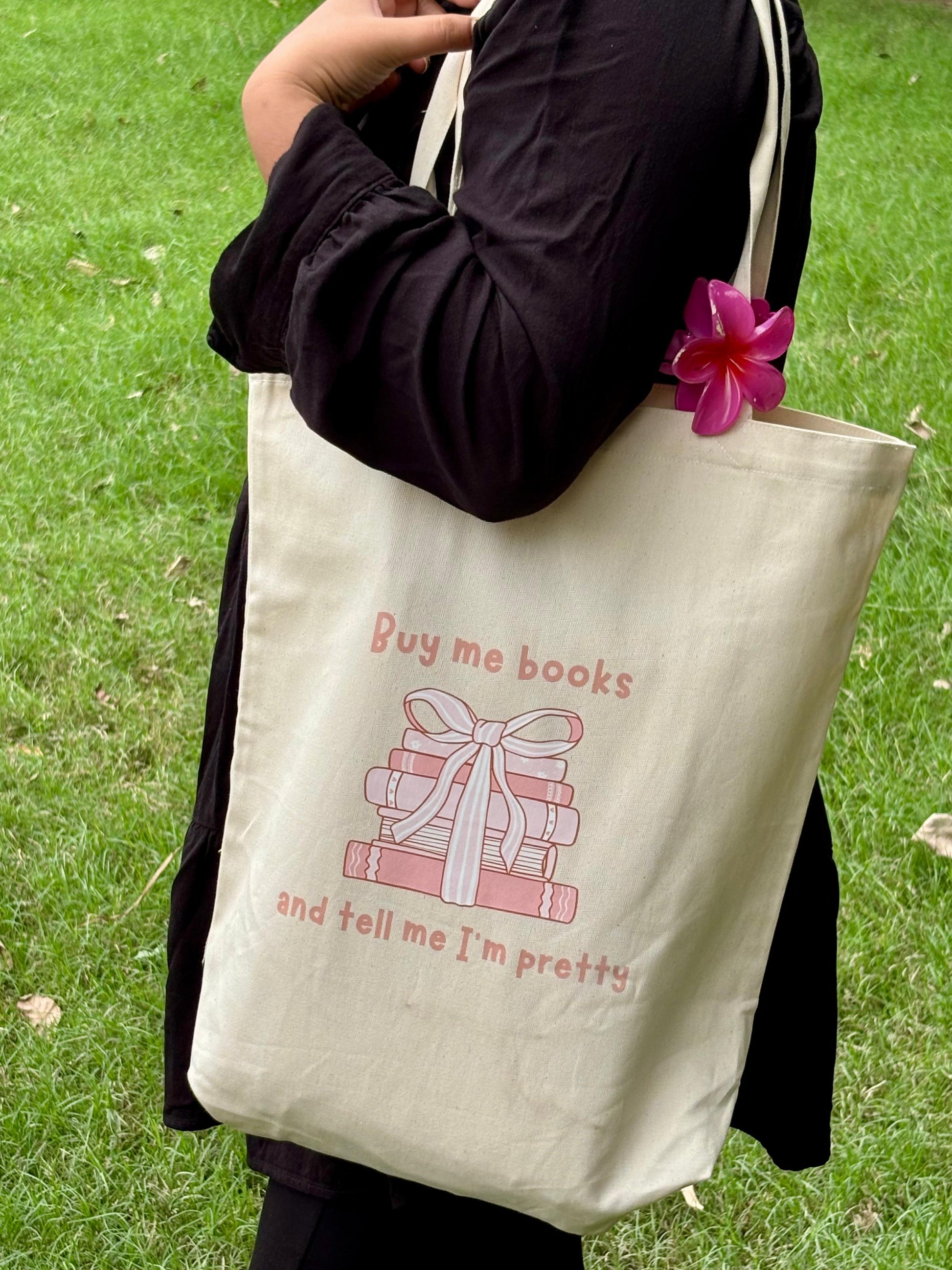 Buy me books tote bag aesthetic tote bag – The Umbrella store