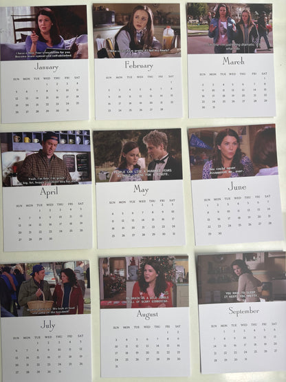 2025 Gilmore girls themed Desk Calendar (LIMITED EDITION)