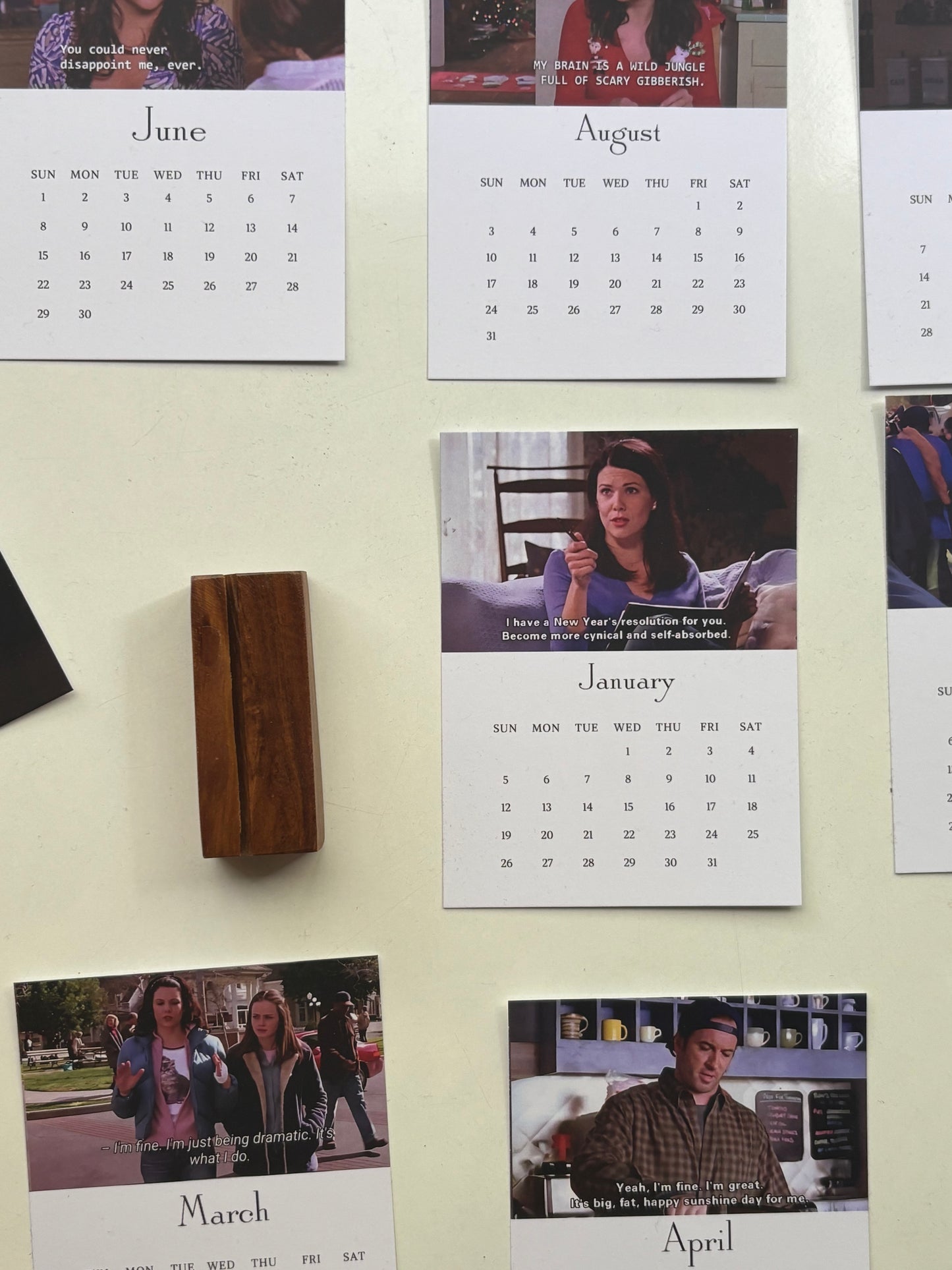 2025 Gilmore girls themed Desk Calendar (LIMITED EDITION)
