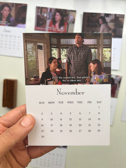 2025 Gilmore girls themed Desk Calendar (LIMITED EDITION)