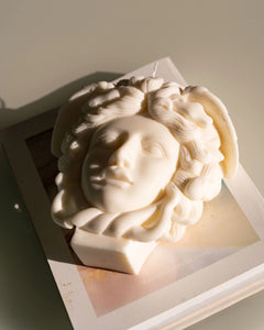 Medusa Sculpture Candle