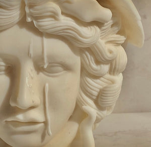 Medusa Sculpture Candle