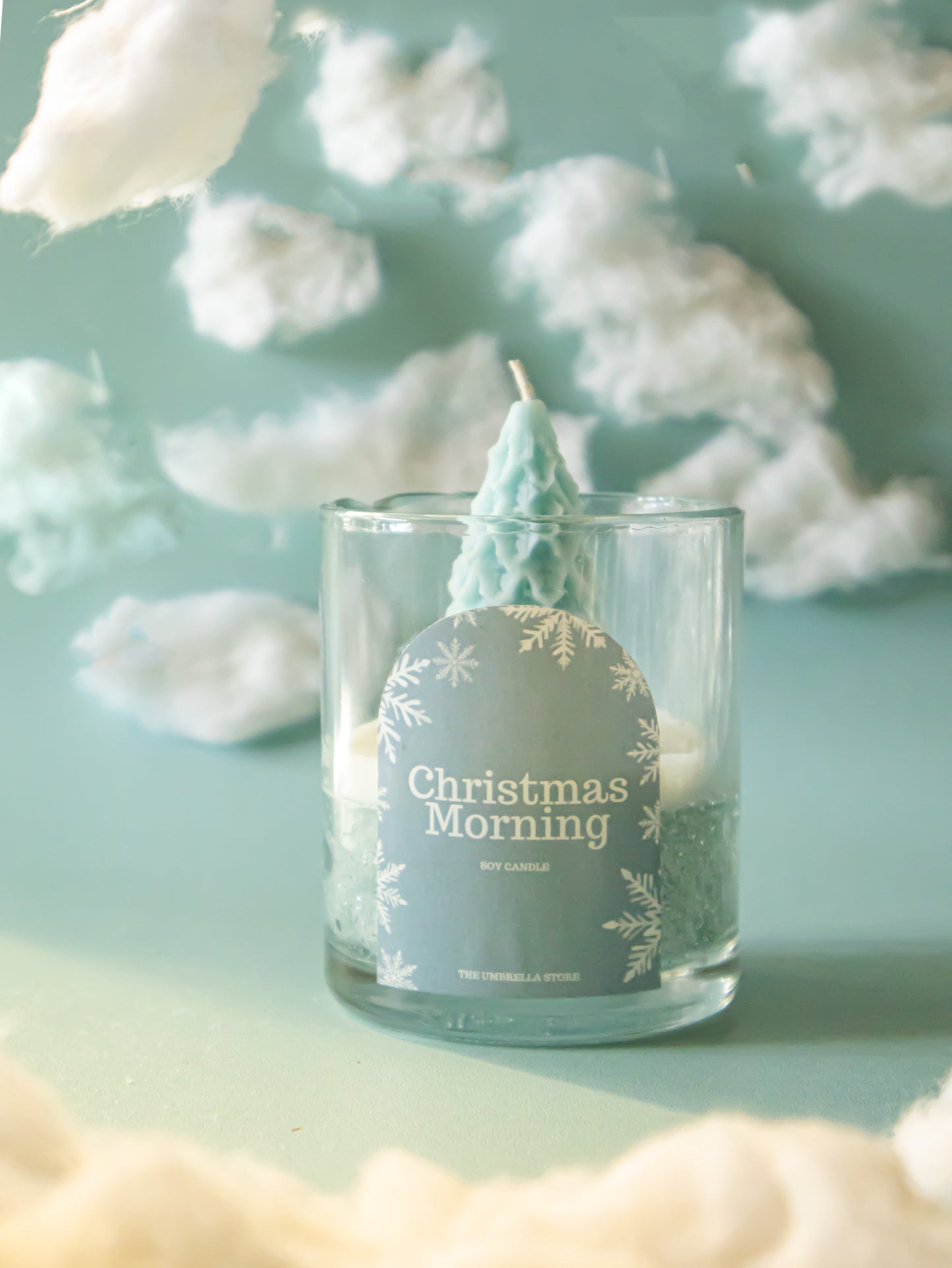 Christmas Morning Scented Candle with Tree
