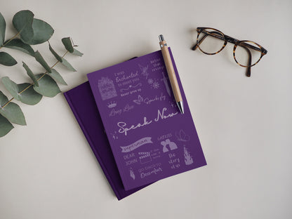 Speak Now Hardcover Journal | Speak Now TV Journal | Swiftie Journal- Taylor swift inspired Notebook