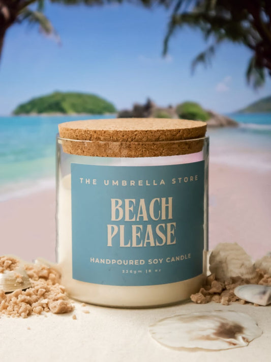 Beach Please Scented Candle 