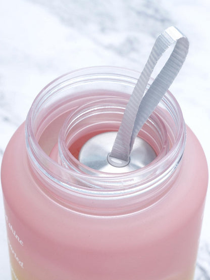 Gradient Color Sipper Water Bottle- Set of 3