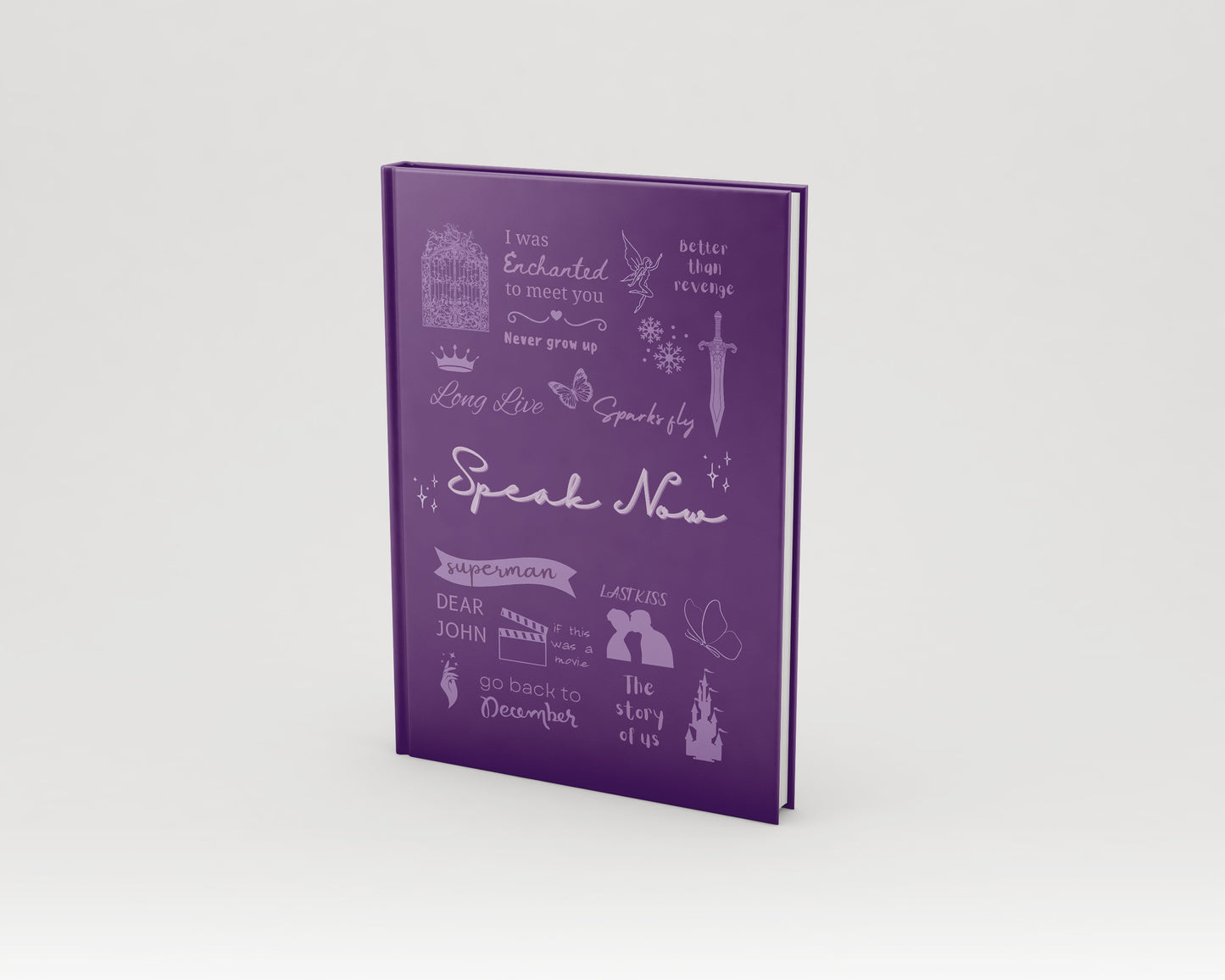 Speak Now Hardcover Journal | Speak Now TV Journal | Swiftie Journal- Taylor swift inspired Notebook
