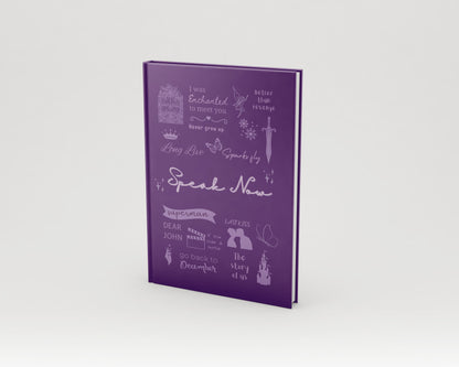 Speak Now Hardcover Journal | Speak Now TV Journal | Swiftie Journal- Taylor swift inspired Notebook