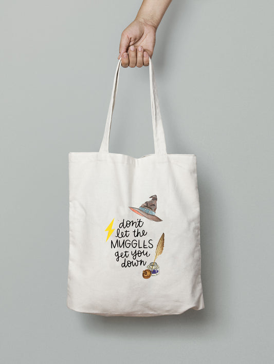 Don't let the muggles get you down Tote Bag | Harry Potter tote bag