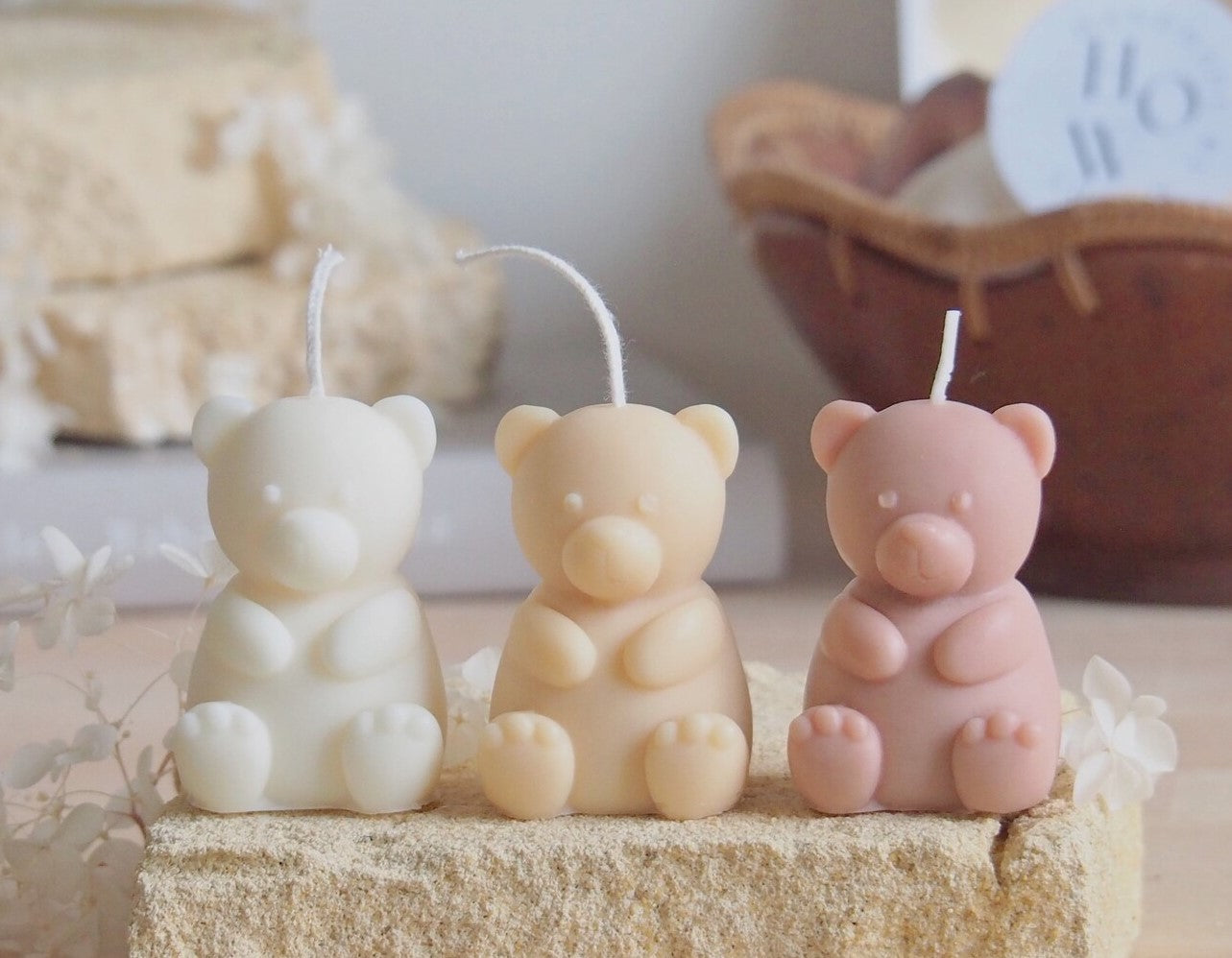 Mini Teddy Candle