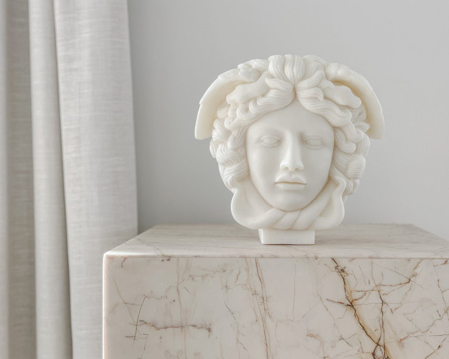 Medusa Sculpture Candle