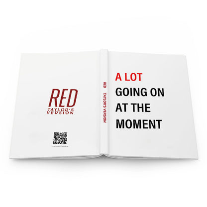 Red Taylor's Version Hardcover Journal | RED Journal | Swiftie Journal- Taylor swift inspired Notebook