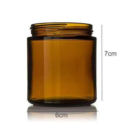 Amber Jars, Candle container- 100ml | EMPTY JAR