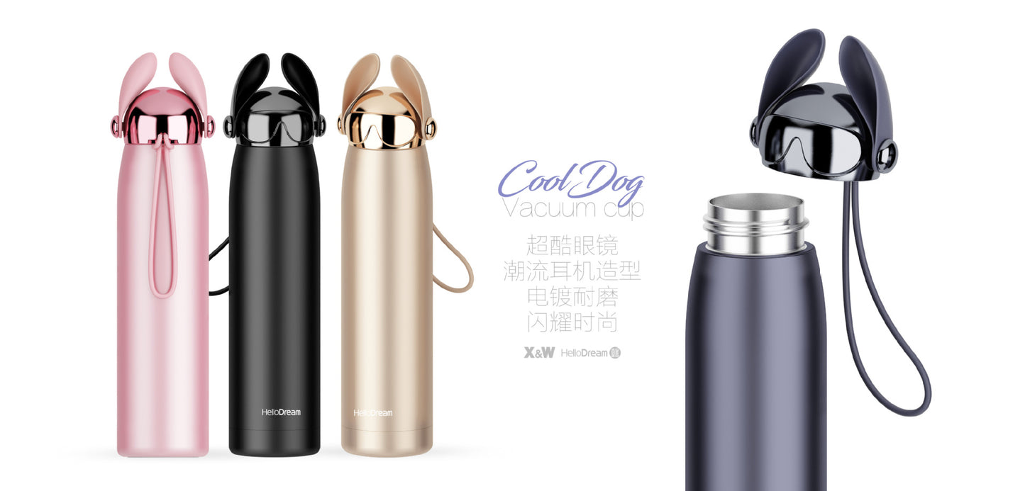 Cooldog Water Bottle Stainless Steel Vacuum Thermos - The Umbrella store