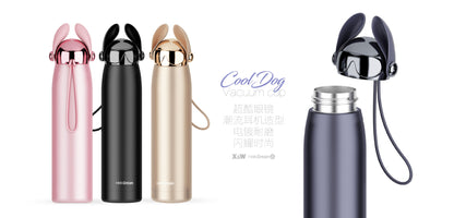 Cooldog Water Bottle Stainless Steel Vacuum Thermos - The Umbrella store