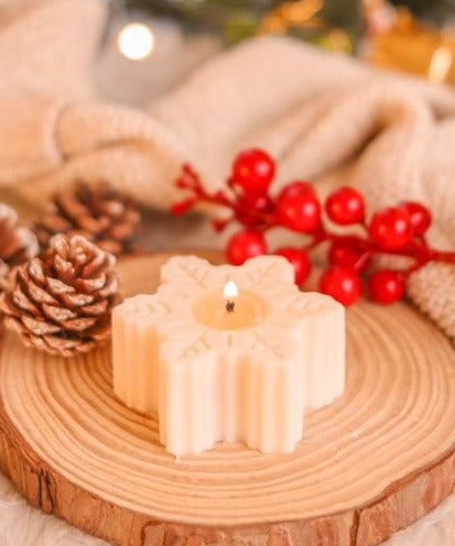Snowflake Soy Candle | 1 pc - The Umbrella store