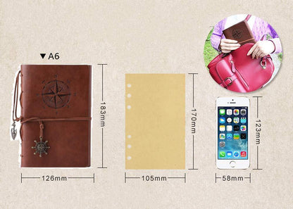 Vintage Leather Journal - The Umbrella store