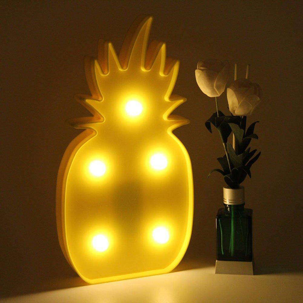 Pineapple Marquee LED Light - The Umbrella store