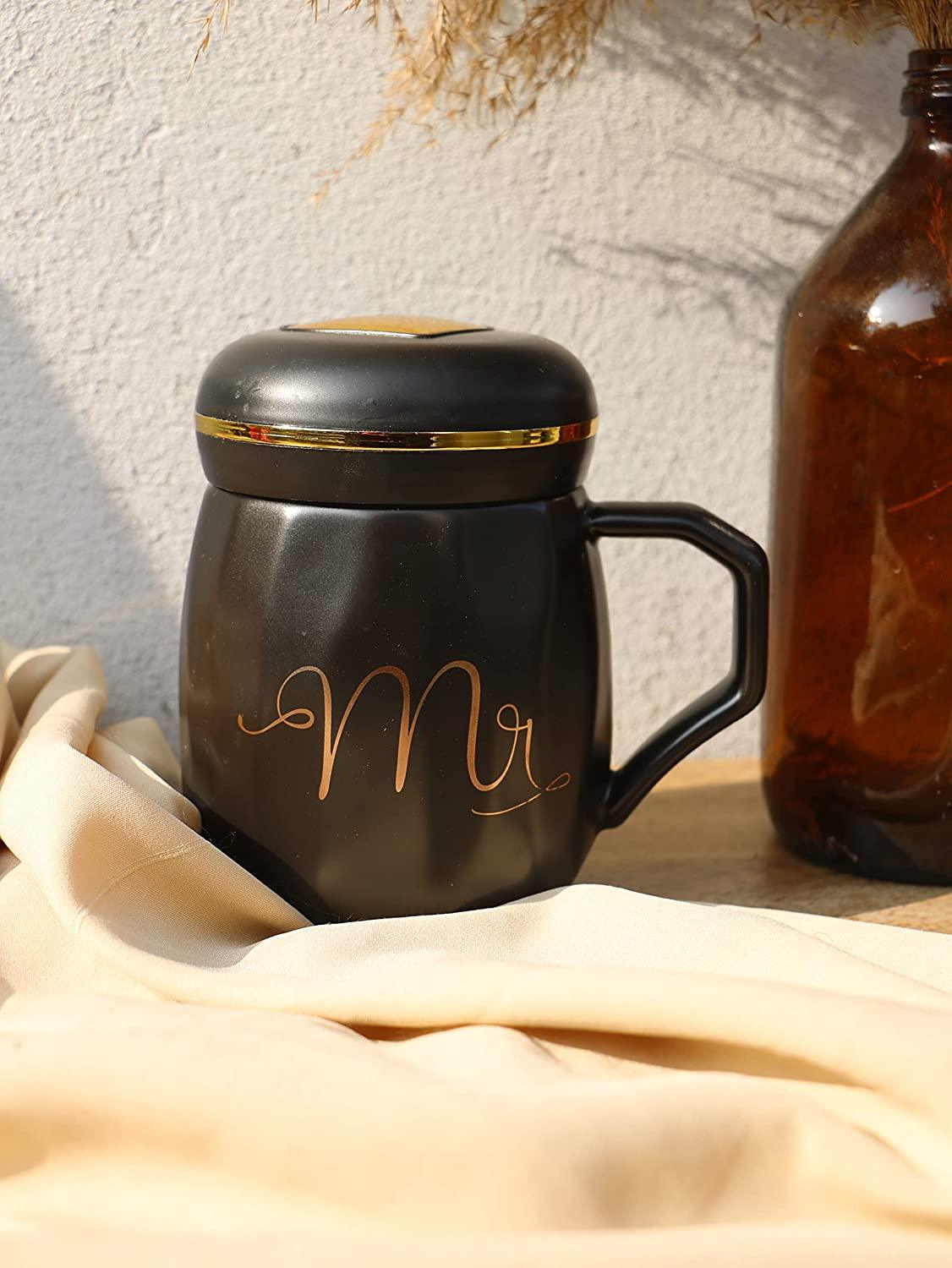 Couple Coffee mug with lid - The Umbrella store