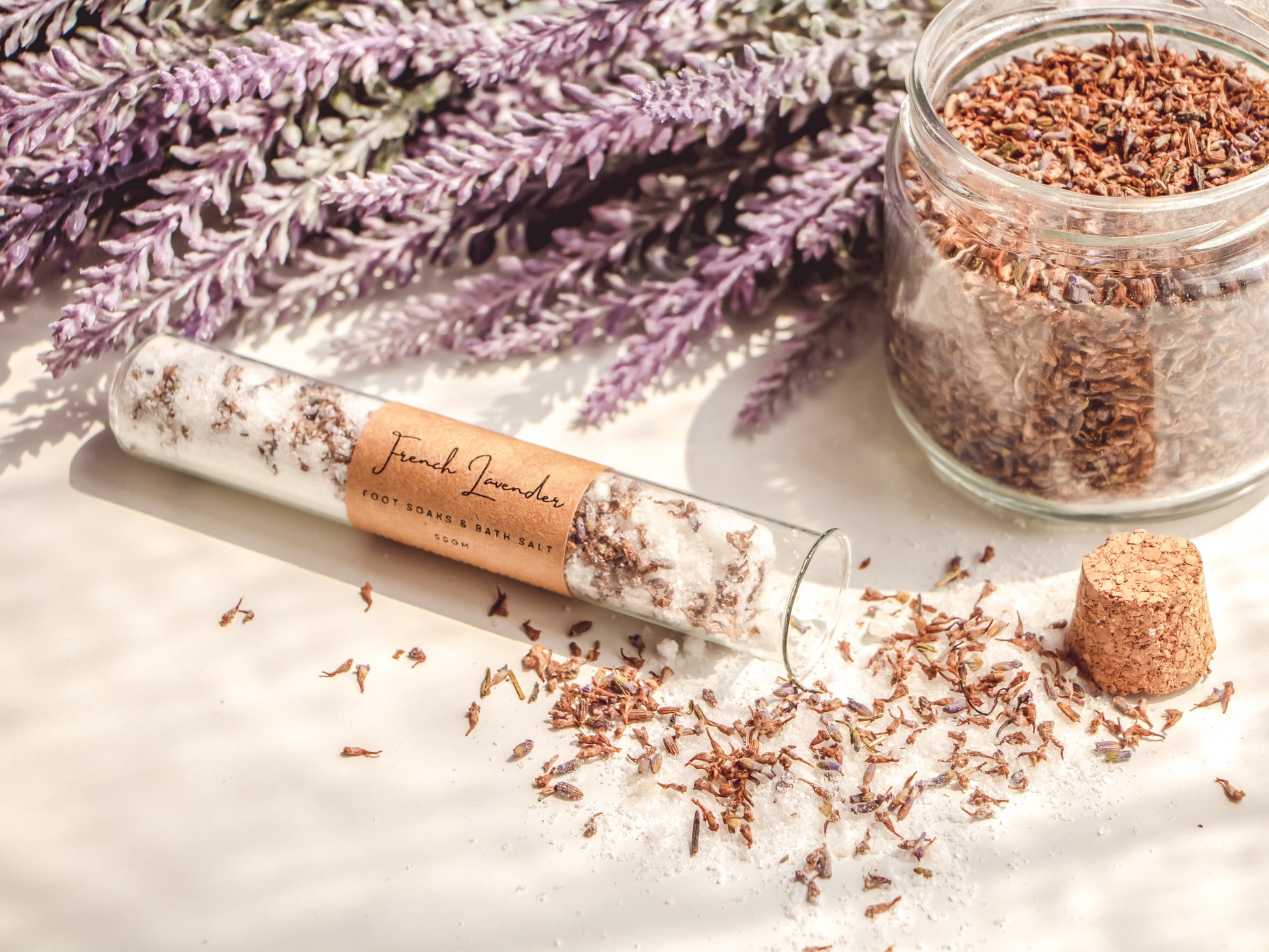 French Lavender Bath Salts/Foot soaks - The Umbrella store