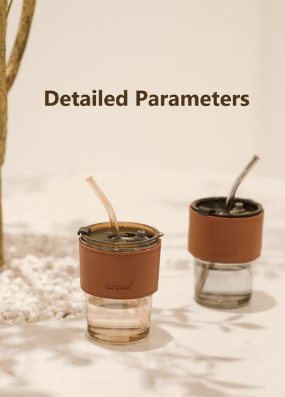 Amber Glass tumbler - The Umbrella store
