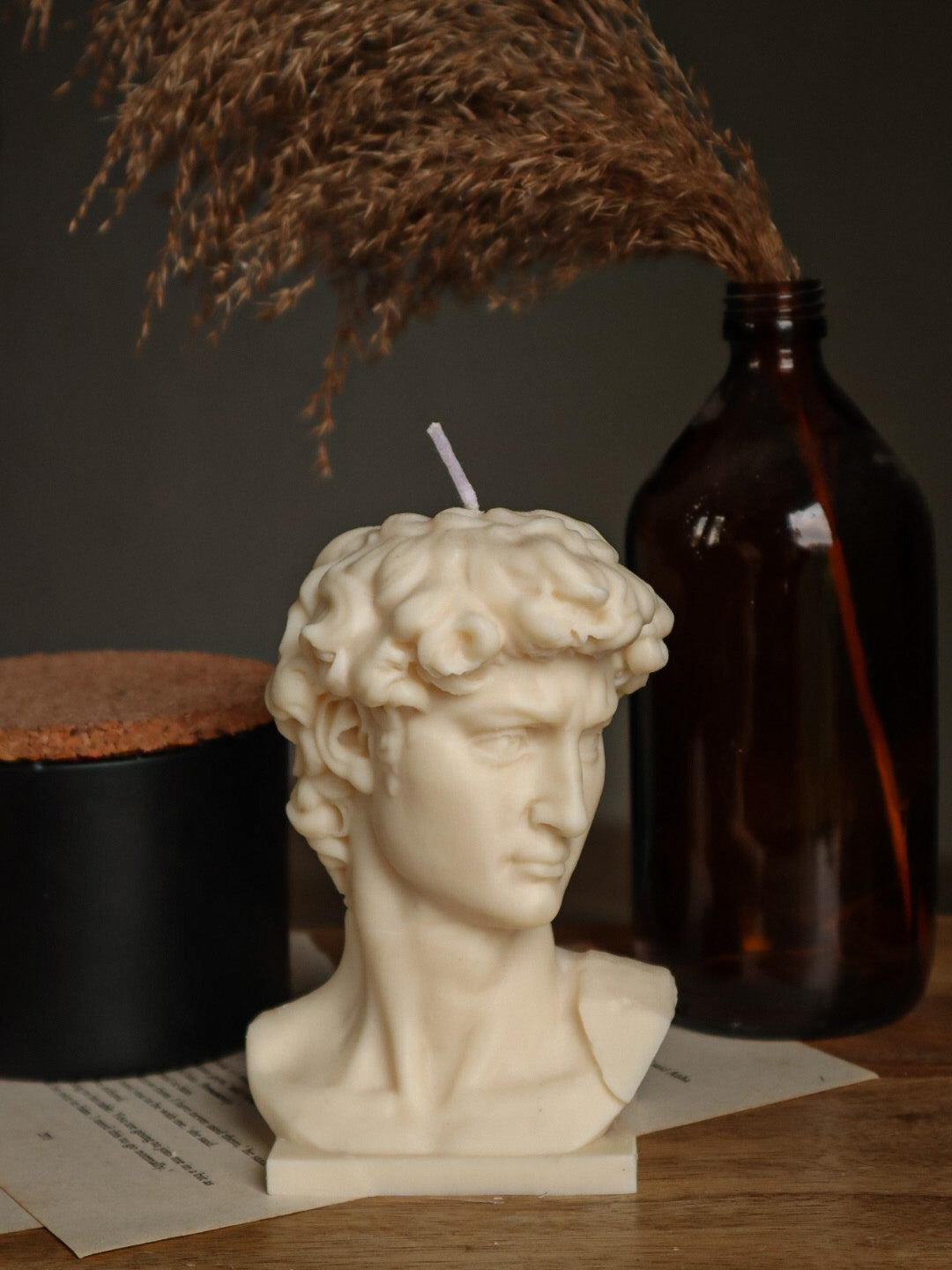 Big David Sculpture Candle