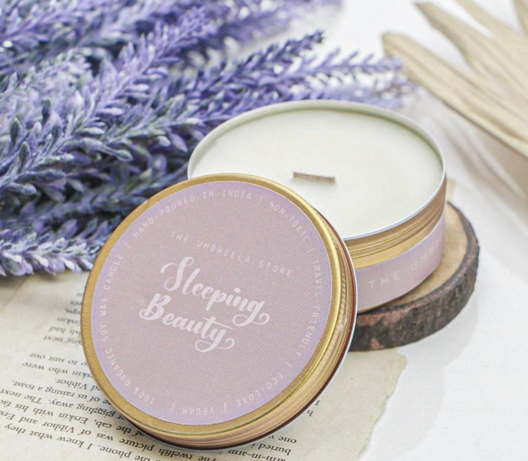 Sleeping beauty scented candle - The Umbrella store