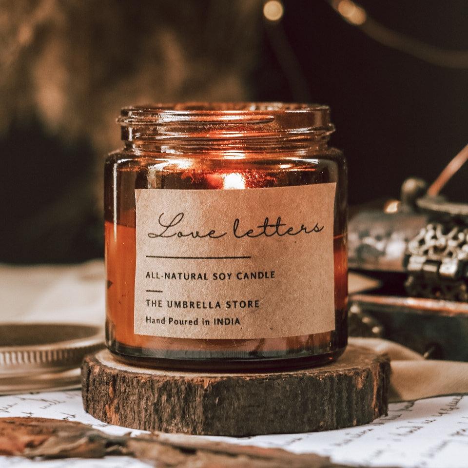 Love letters Scented candle - The Umbrella store