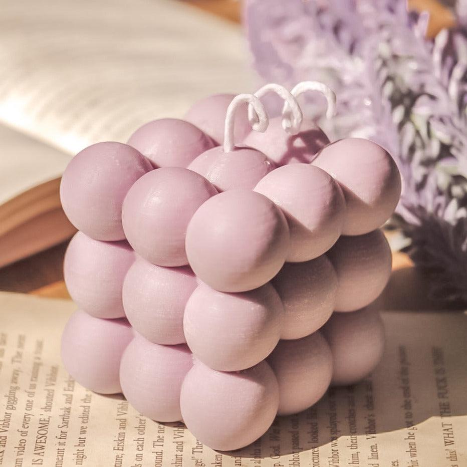 Lilac Bubble candle - The Umbrella store