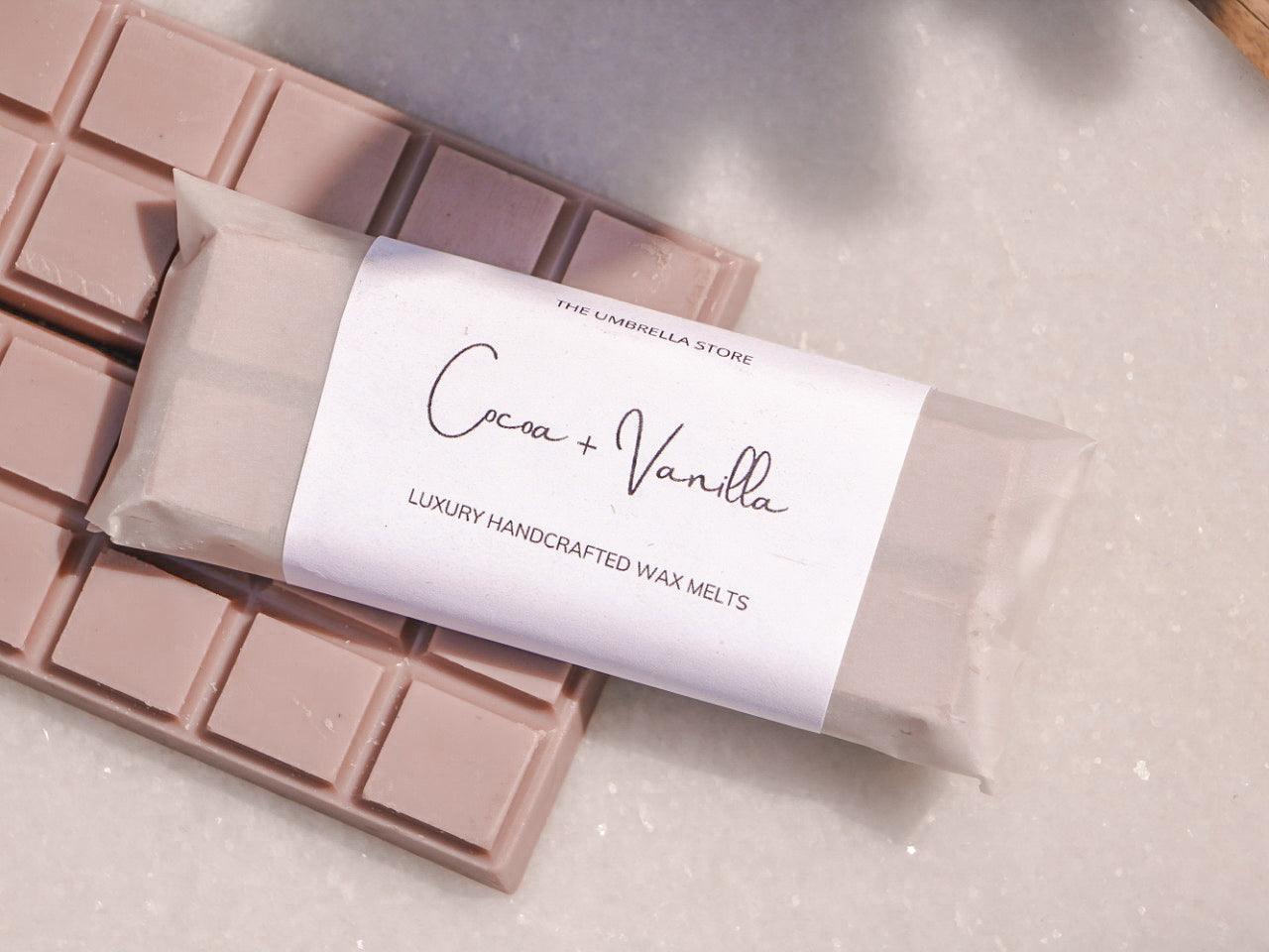 Cocoa + Vanilla Snap Bar Wax Melts - The Umbrella store