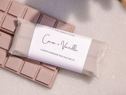 Cocoa + Vanilla Snap Bar Wax Melts - The Umbrella store