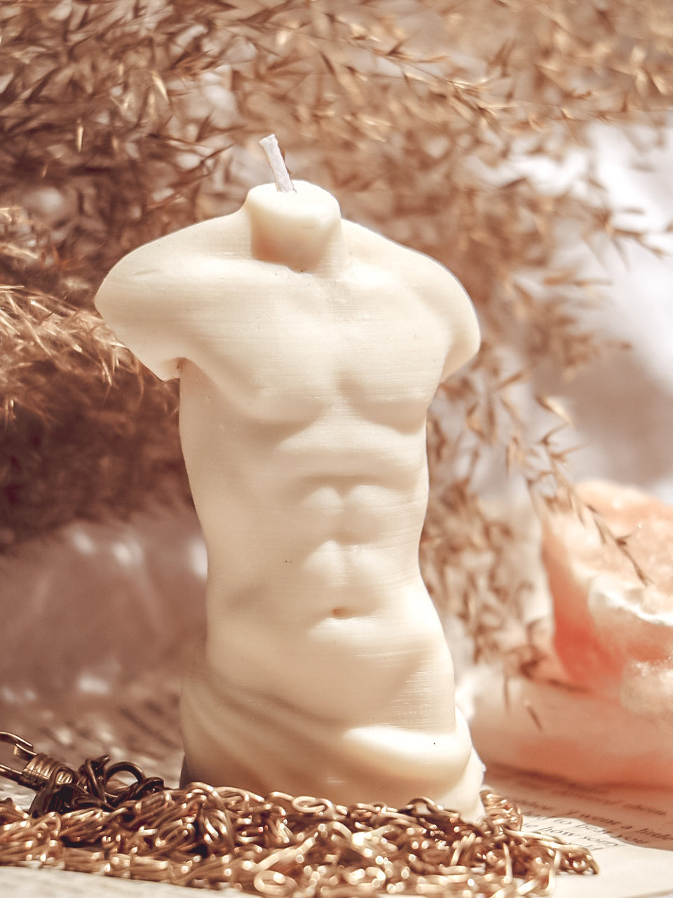 Marcus Candle | Male torso candle - The Umbrella store