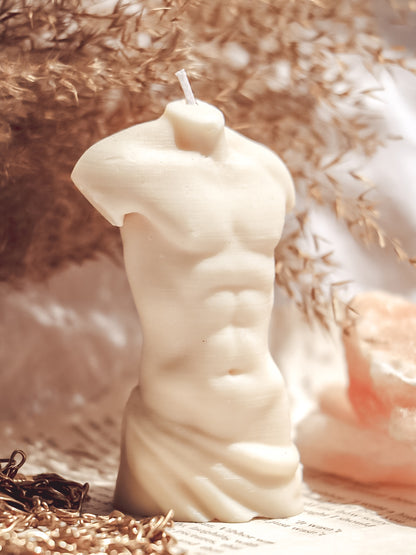 Marcus Candle | Male torso candle - The Umbrella store