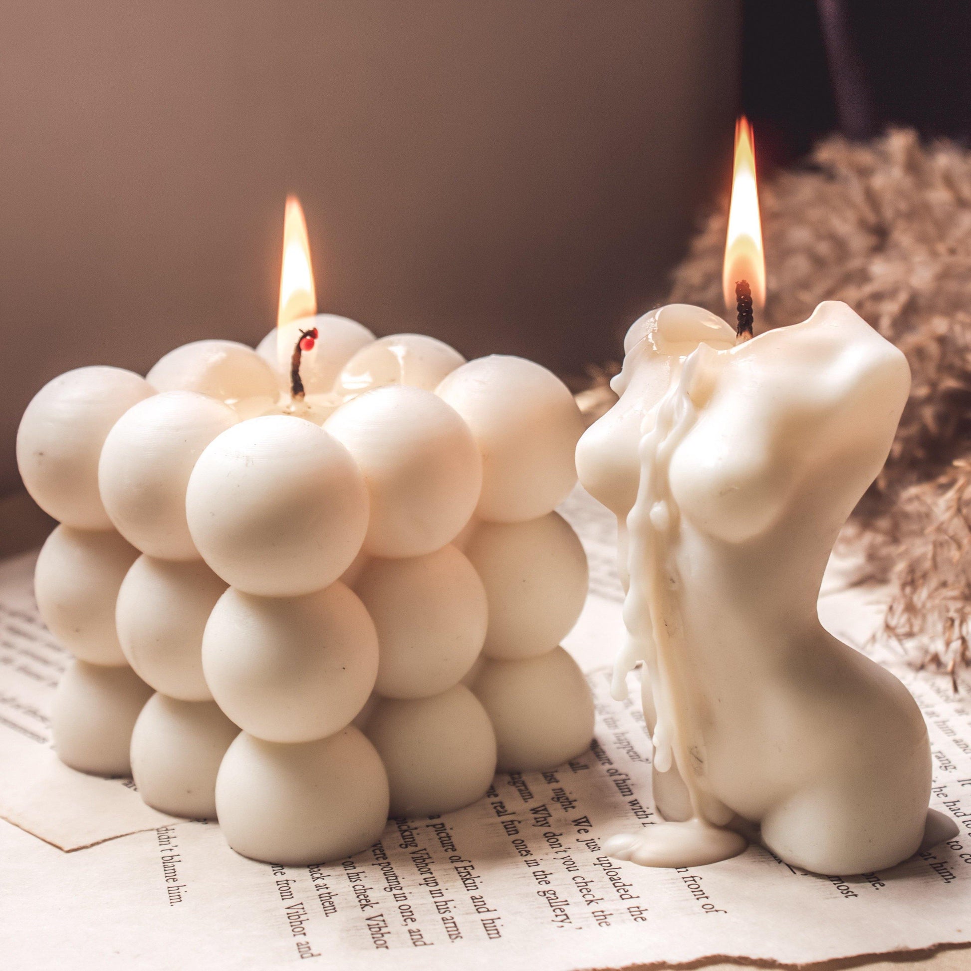 Bubble Candle and Torso Candle Combo - The Umbrella store