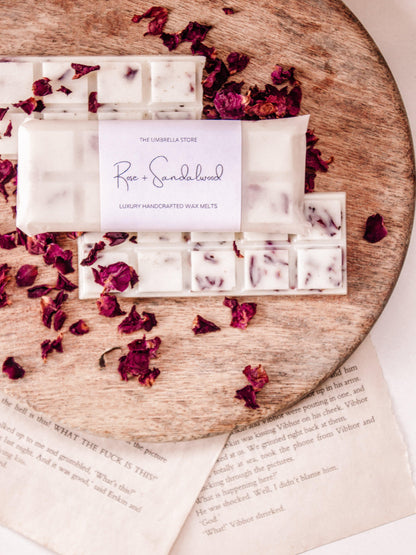 Sandalwood + Rose Snap Bar Wax Melts - The Umbrella store