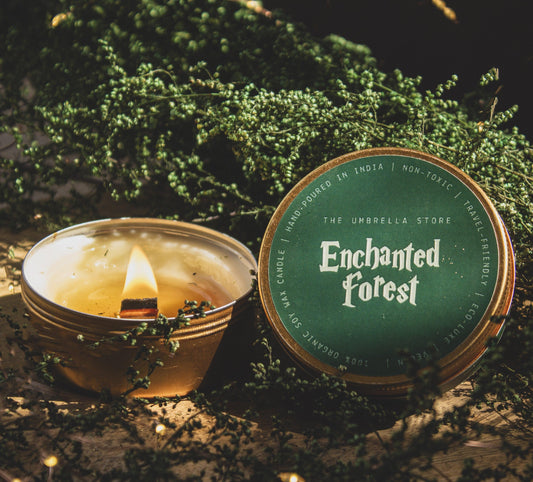 Enchanted forest scented candle - The Umbrella store