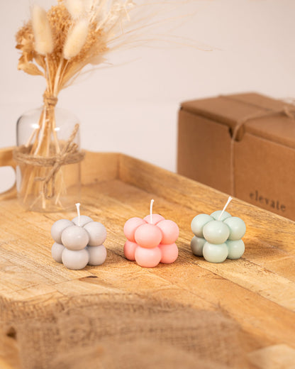 Mini bubble candles- Set of 6 - The Umbrella store