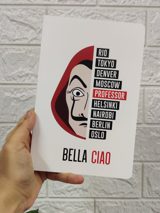 Bella ciao notebook- Money Heist - The Umbrella store