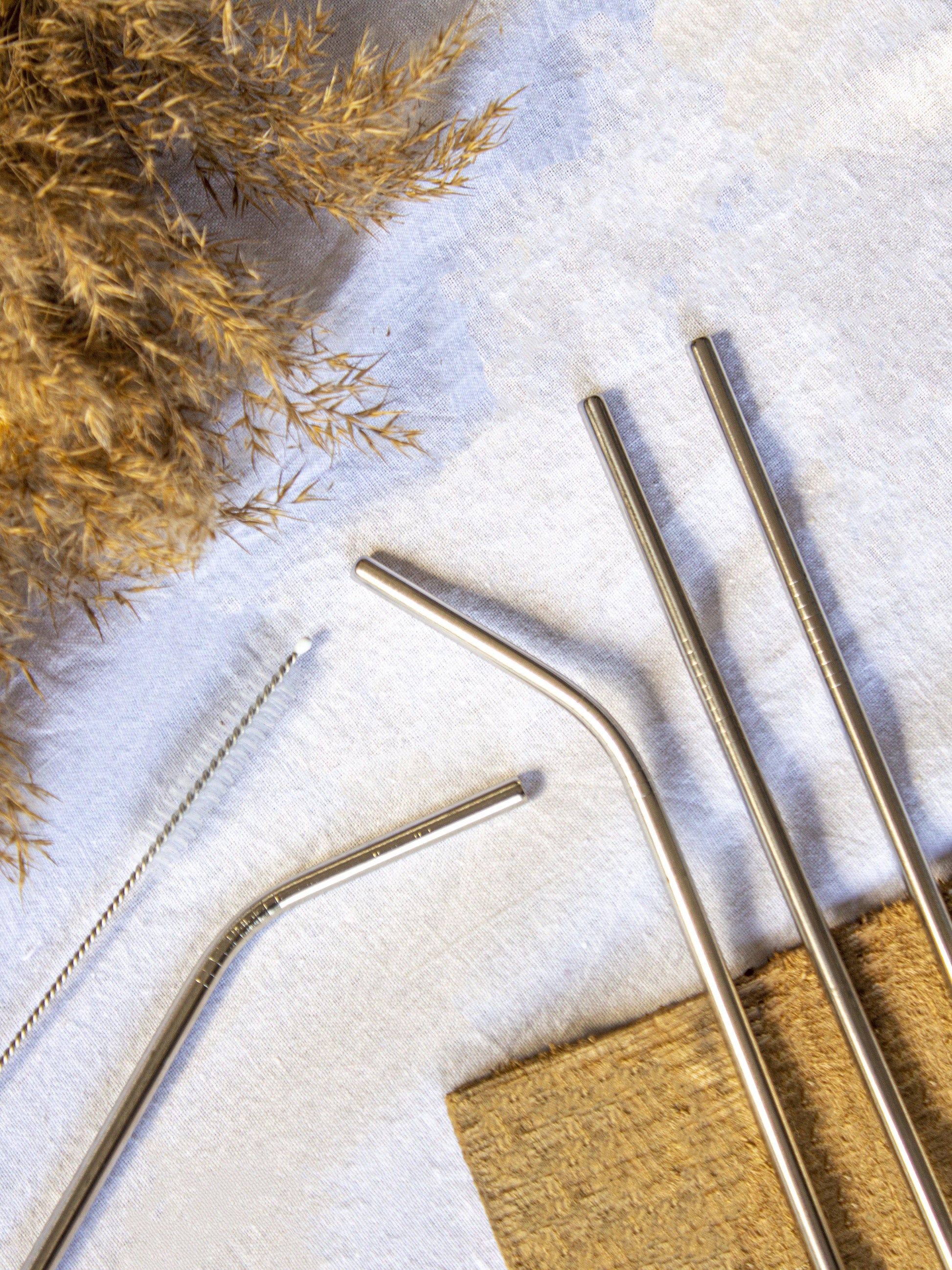 Reusable Stainless Steel Straws - The Umbrella store