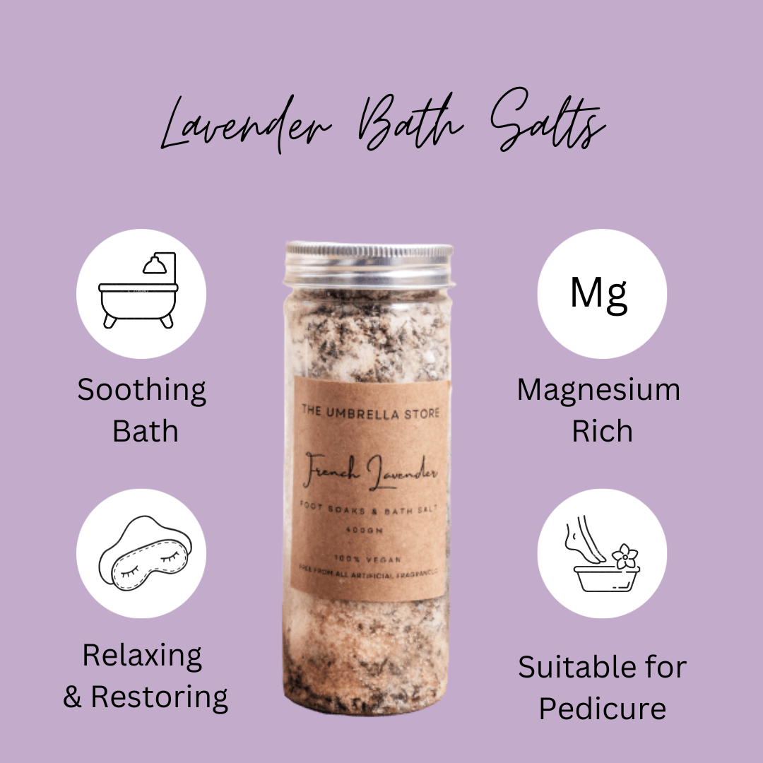 French Lavender Bath Salts - The Umbrella store