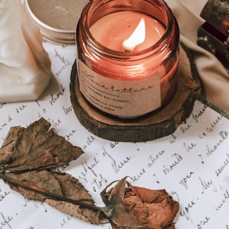 Love letters Scented candle - The Umbrella store
