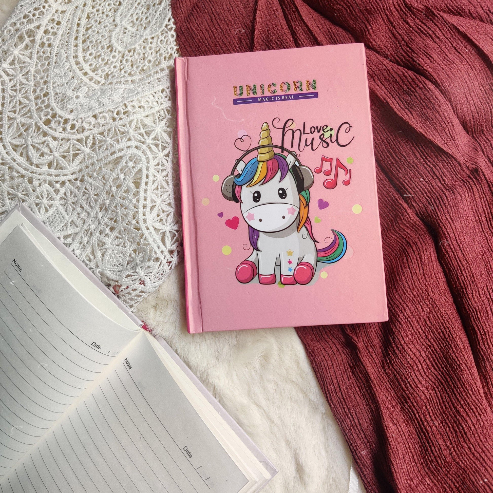 Unicorn Diary - Pink - The Umbrella store