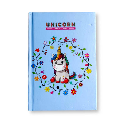 Unicorn Diary - Blue - The Umbrella store