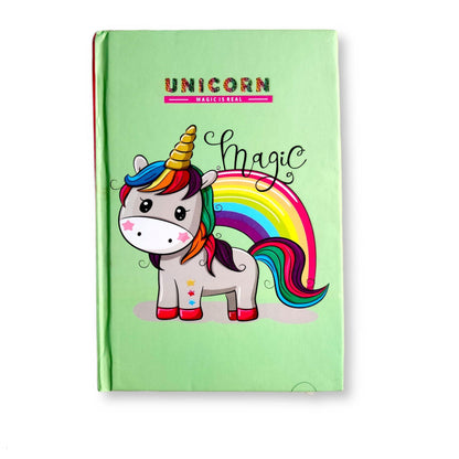 Unicorn Diary - Green - The Umbrella store