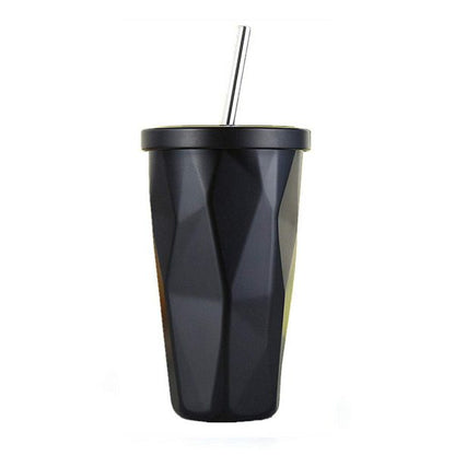 Stainless Steel Tumbler with Straw - The Umbrella store