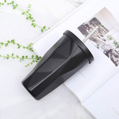 Stainless Steel Tumbler with Straw - The Umbrella store
