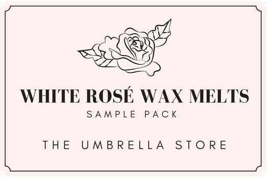 White Rose Wax Melt- Sample - The Umbrella store