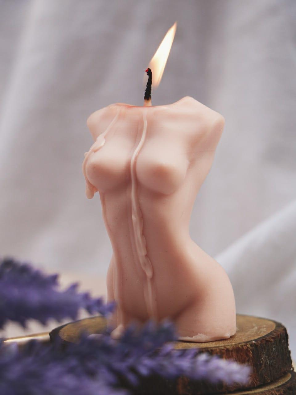 Pink Women Torso Candle | Female Body Candle - The Umbrella store