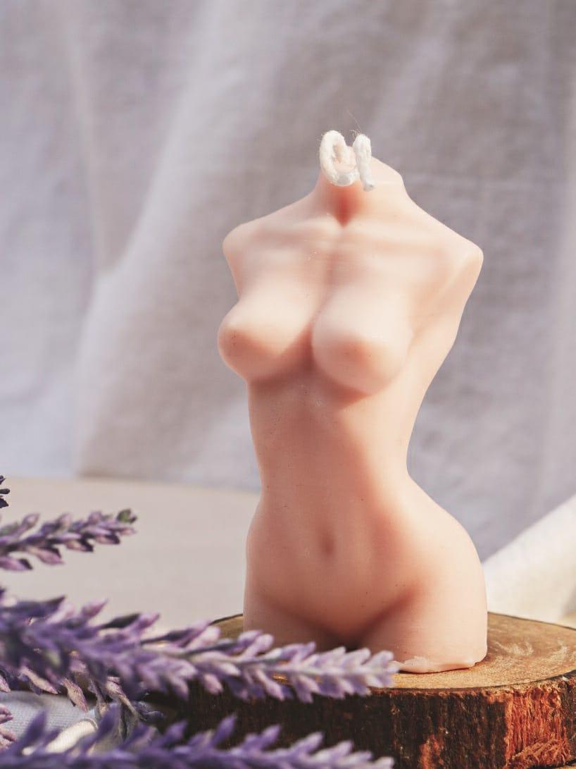 Pink Women Torso Candle | Female Body Candle - The Umbrella store